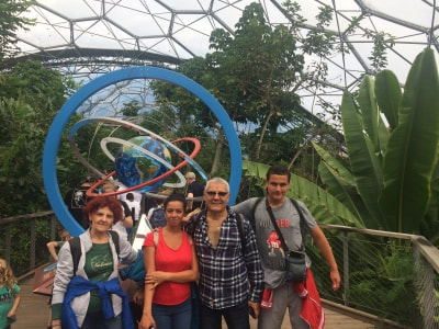 Family English excursion to the Eden Project