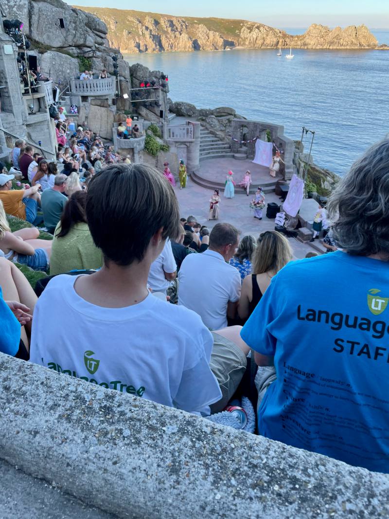 Watching a show at the Minack