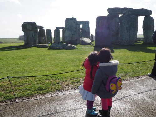 Family excursion to Stonehenge